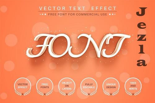 Orange - editable text effect - 6242963