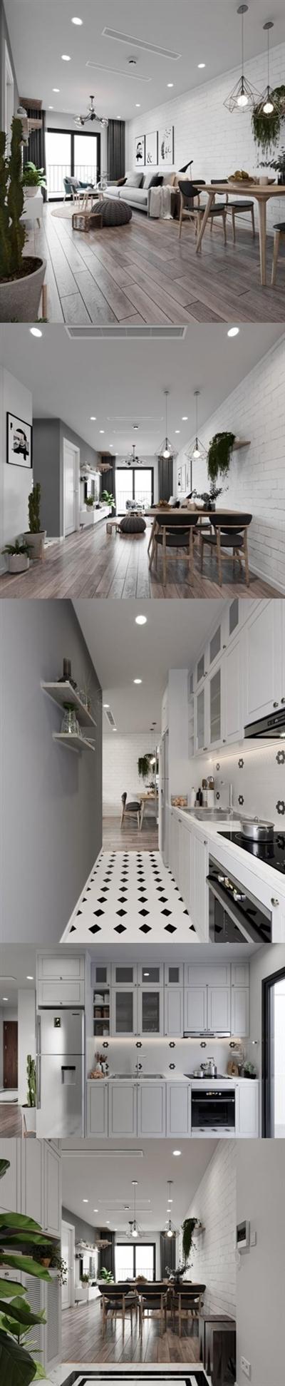 Kitchen - Livingroom Scene