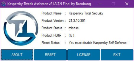 Kaspersky Tweak Assistant v21.3.7.9 Final