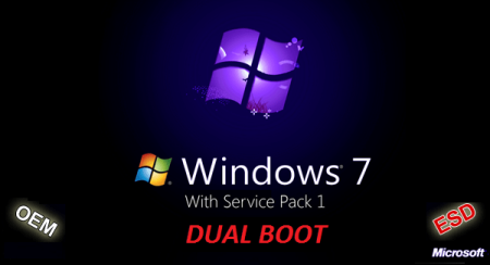 Windows 7 SP1 Dual-Boot 31in1 OEM ESD en-US Preactivated June 2021