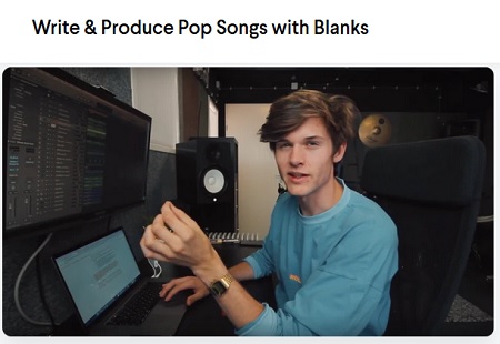 Monthly Write and Produce Pop Songs with Blanks
