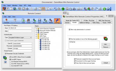 DameWare Mini Remote Control  12.2.0.1206
