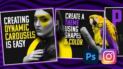 Create A Seamless Instagram Carousel Post in Adobe Photoshop Full  Process
