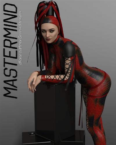 MASTERMIND DFORCE OUTFIT FOR GENESIS 8 FEMALES