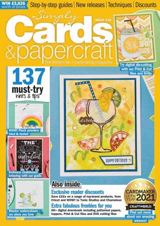 Simply Cards and Papercraft   Issue 218, 2021