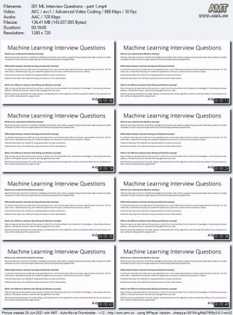 Machine Learning Interview Questions &  Answers