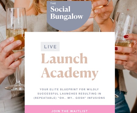 Shannon Lutz - The Social Bungalow Live Launch Academy