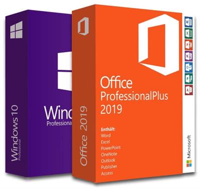 Windows 10 Pro 21H1 10.0.19043.1081 (x86/x64) With Office 2019 Pro Plus Preactivated  Multilingual