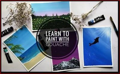 Learn to paint with gouache