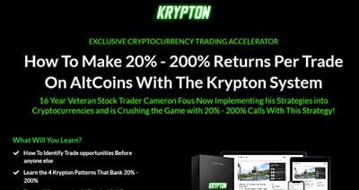 Cameron Fous - The Krypton Crypto System 2021