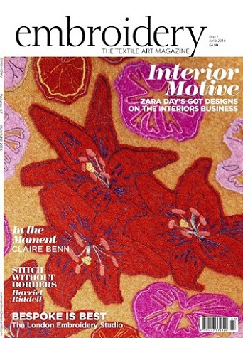 Embroidery Magazine - May/June 2016