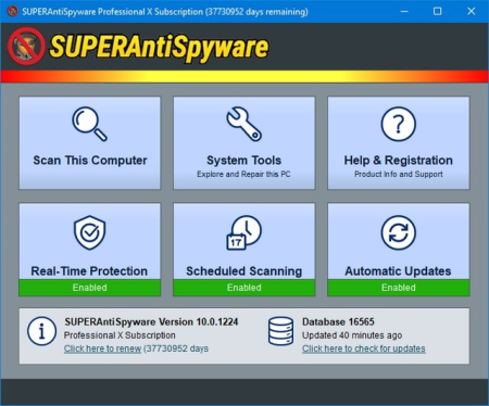 SUPERAntiSpyware Professional X 10.0.1232 Multilingual