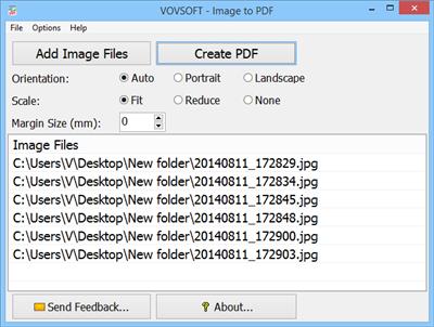 VovSoft Image to PDF 2.6