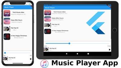 Flutter Music Player App with State Management from  Scratch