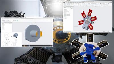 Udemy - Mechanical design3d printingassembly of a radial engine