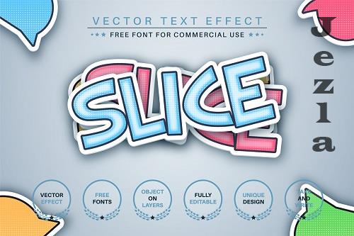 Slice origami - editable text effect - 6268920