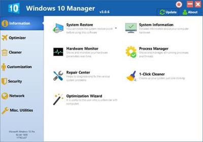 Yamicsoft Windows 10 Manager 3.5.1  Multilingual + Portable
