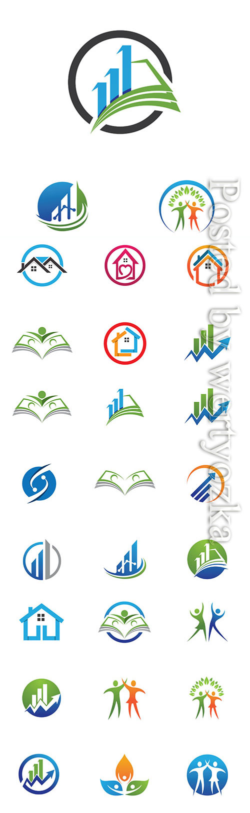 Various logos in vector