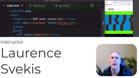SkillShare - Games with JavaScript DOM Projects InterActive Dynamic WebPages JS DOM
