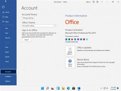 Windows 11 Pro Build 22000.51 Dev (TPM 2.0 Compliant) With Office 2019 Pro Plus  Preactivated