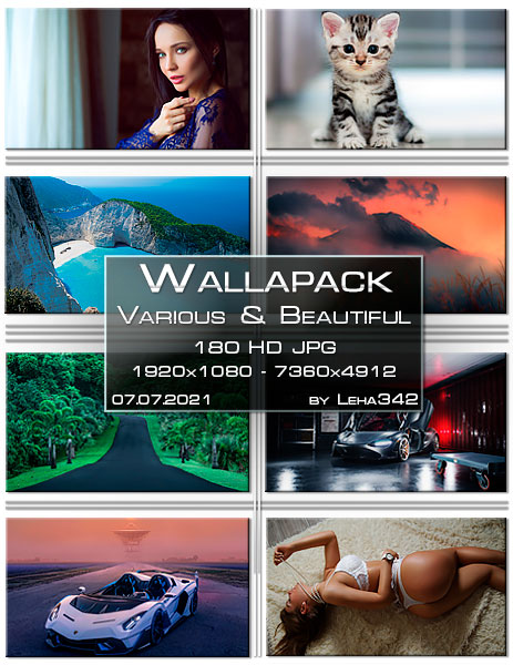 Wallapack Various & Beautiful HD by Leha342 07.07.2021