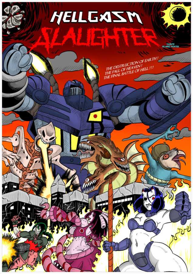 Blue Striker Bomber - Hellgasm Slaughter