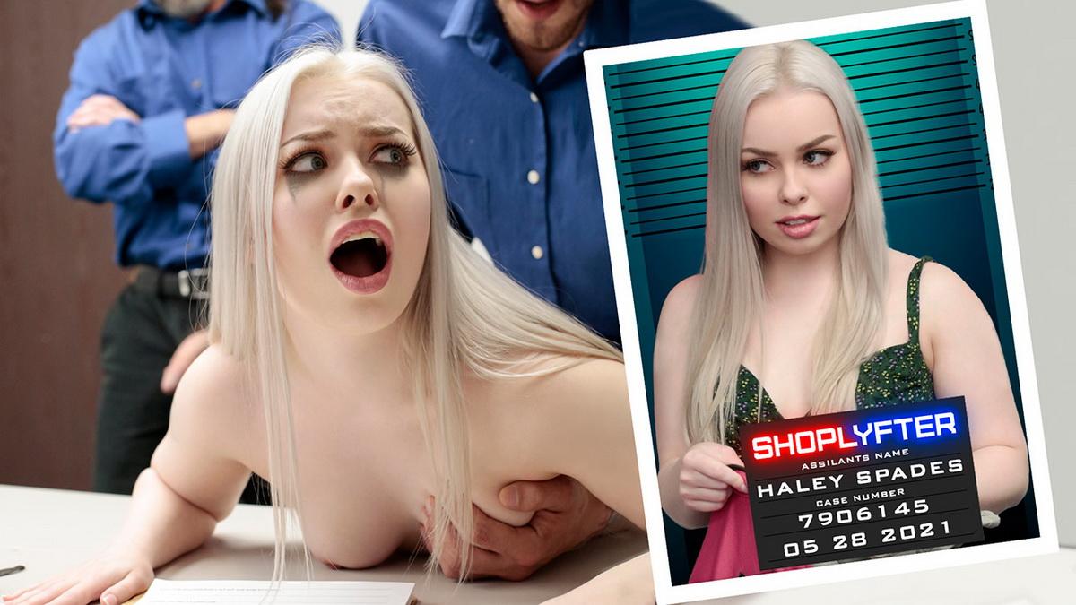 [Shoplyfter.com / TeamSkeet.com] Haley Spades (Case No. 7906145 - Blondie Gets Caught and Searche) [26.05.2021, Piercings, Blowjob, Caucasian, Chubby, Cum In Mouth, Curvy, Cute, Doggystyle, Dress, Facial, Hardcore, Medium Ass, Medium Tits, Missionary, Nat