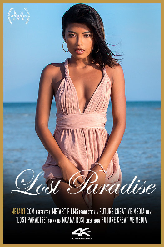 [Metart.com] Moana Rosi (Lost Paradise) [2021-05-11, Posing, Beach, Asian, Brunette, Outdoors, Striptease, Small Tits, 1080p]