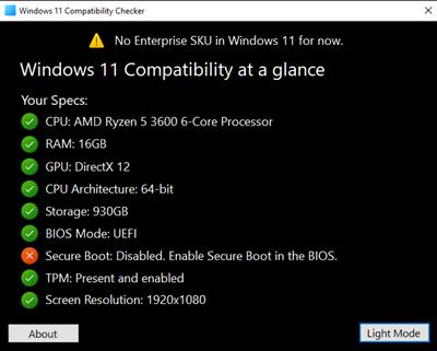Windows 11 Compatibility Checker 2.0.3