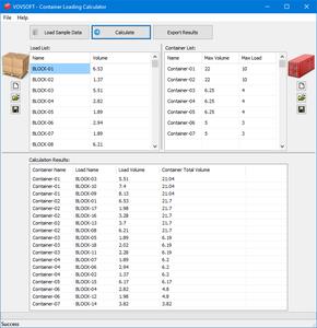 VovSoft Container Loading Calculator 1.1