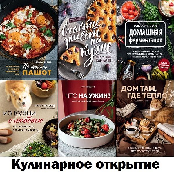 Кулинарное открытие в 90 книгах (2015-2021) PDF, FB2