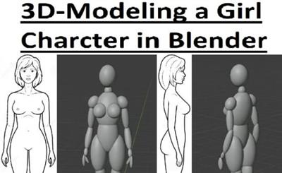 3D-Modeling  a Female Character in Blender using Spheres 7c1b71d1c62522446d0a49860a6f70ee