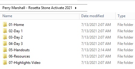 Perry Marshall - Rosetta Stone Activate 2021 (Updated 1,2)