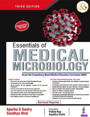Essentials of Medical Microbiology, 3st Edition by Apurba S Sastry, Sandhya Bhat