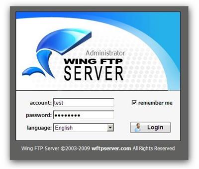 Wing  FTP Server Corporate 6.5.8 Multilingual
