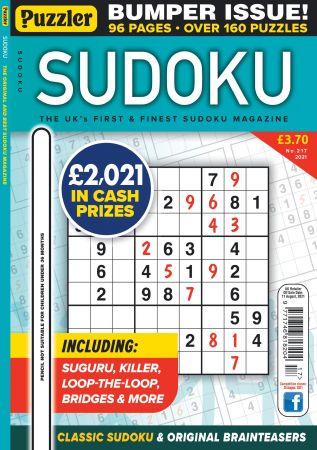 Puzzler Sudoku   Issue 217, 2021