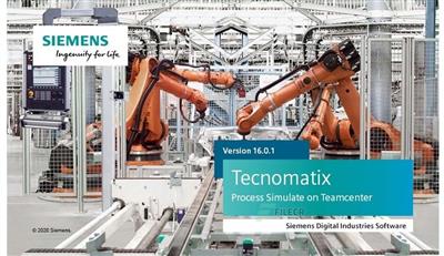 Siemens Tecnomatix Process Simulate 16.1.0 (x64)