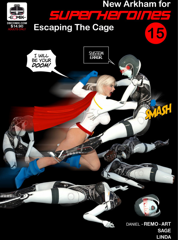 DBcomix - New Arkham For Superheroines - Escaping The Cage