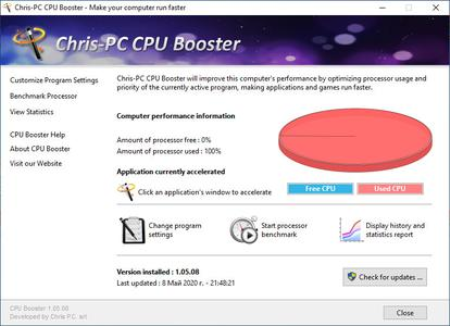 Chris PC CPU Booster 1.19.15