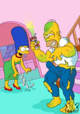XL-Toons - Homer Fucks Marge After Turning Into The Incredible Duh