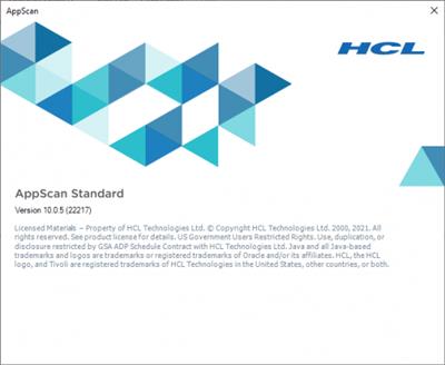 HCL AppScan Standard 10.0.5 (x64) Multilingual