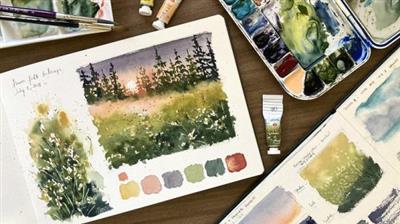 Skillshare - Watercolor Landscapes in Sketchbook