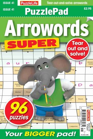 PuzzleLife PuzzlePad Arrowords Super   Issue 44, 2021