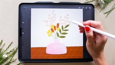 Skillshare   How to Draw a Stylized Wildflower Illustration in Procreate