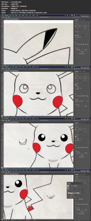 Create  A Pikachu Cartoon Character With Adobe Illustrator Step-By-Step 0a4c4d1ac1b068517eddd57cdc33dbe2