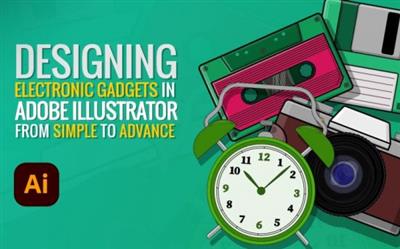 Designing  Electronic Gadgets in Adobe Illustrator: From Simple to Advanced 6cbca58736f2db34f6f59eea54d2b20f