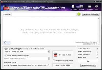 ChrisPC  VideoTube Downloader Pro 12.19.23 Multilingual