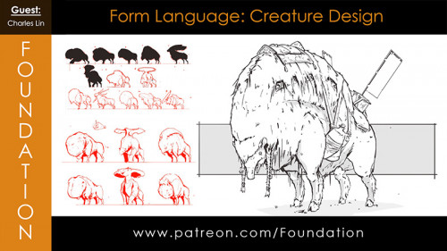 Foundation Patreon - Form Language Creature Design With Charles Lin
