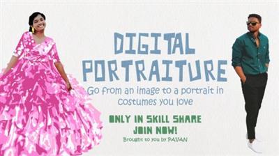 Skillshare - Digital Portrait in Illustrator for Beginners