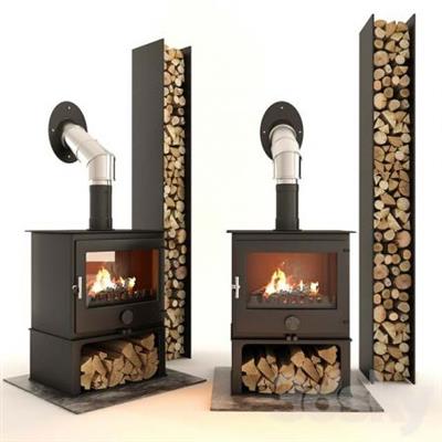 3DSky   Fireplace and firewood